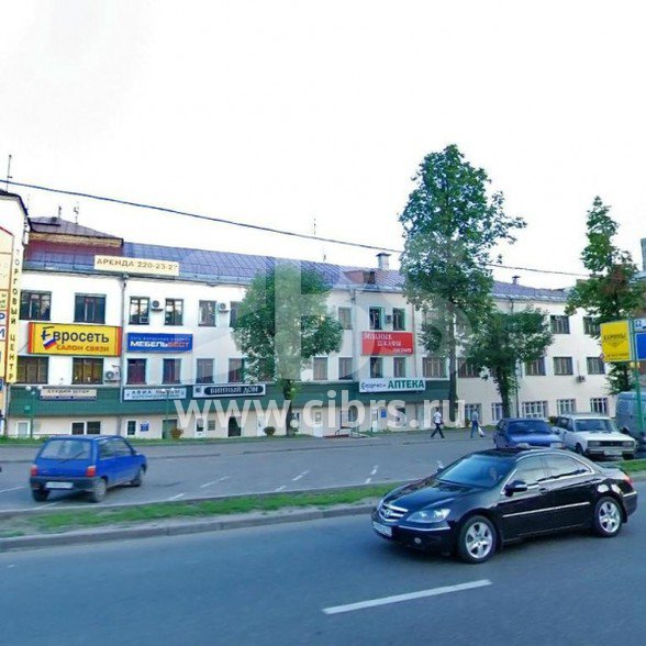 Административное здание Можайское шоссе 25 в переулке Кутузова