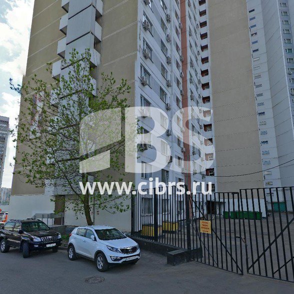 Административное здание Ленинский 158 вид с парковки