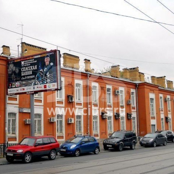 Административное здание Каланчевская 22 в проезде Комсомольской Площади