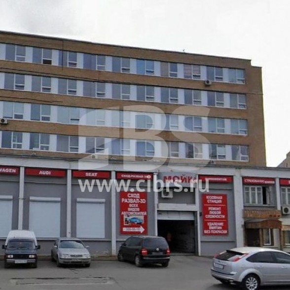 Административное здание Плеханова 17 в районе Перово