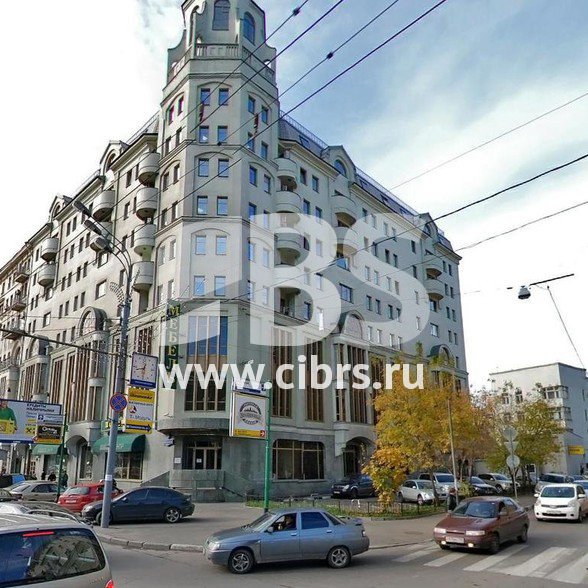 Бизнес-центр Садовая-Кудринская 25 вид с улицы