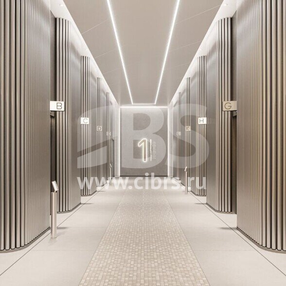 Бизнес-центр Слава лифтовой холл